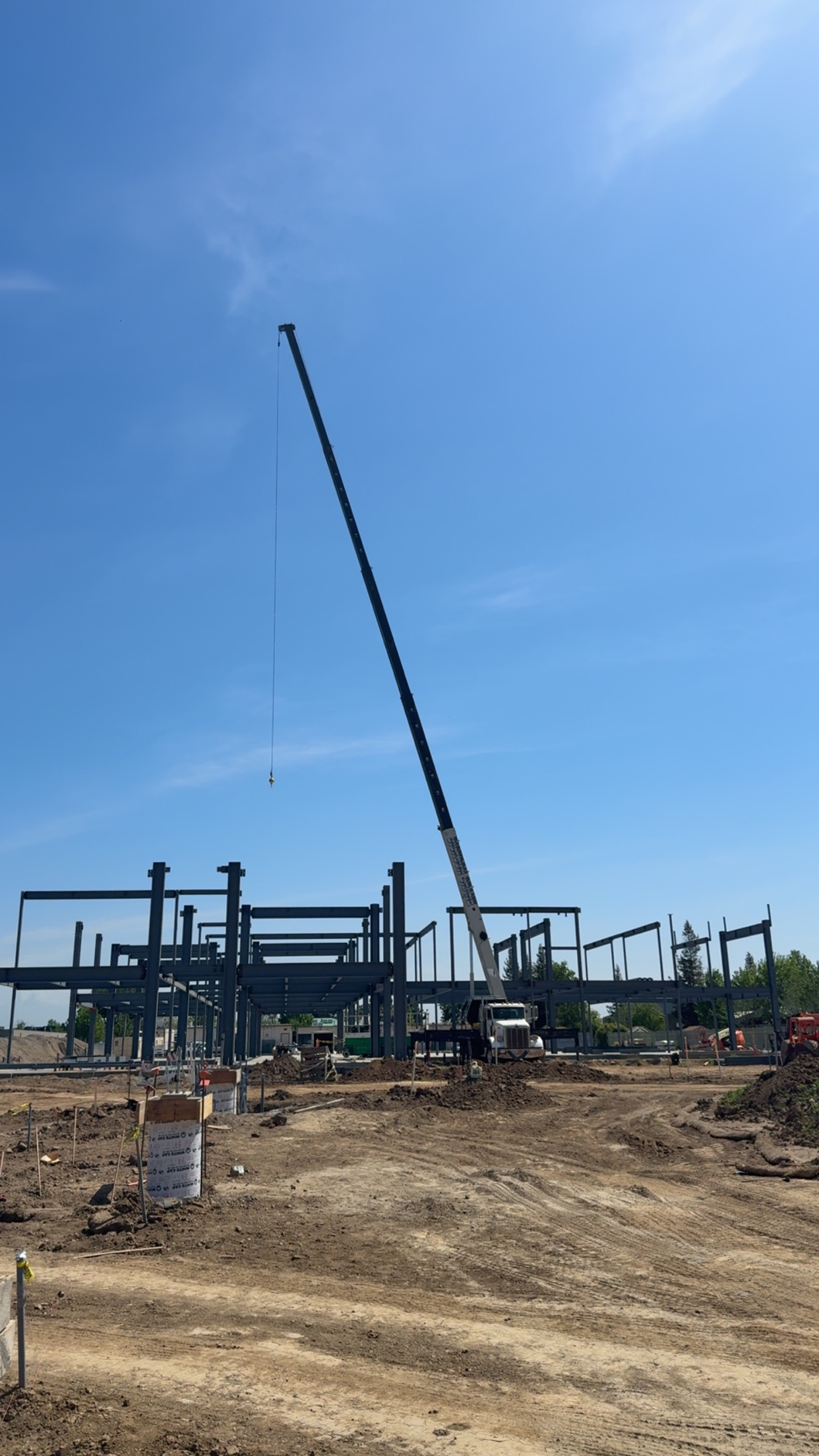 Steel erection project