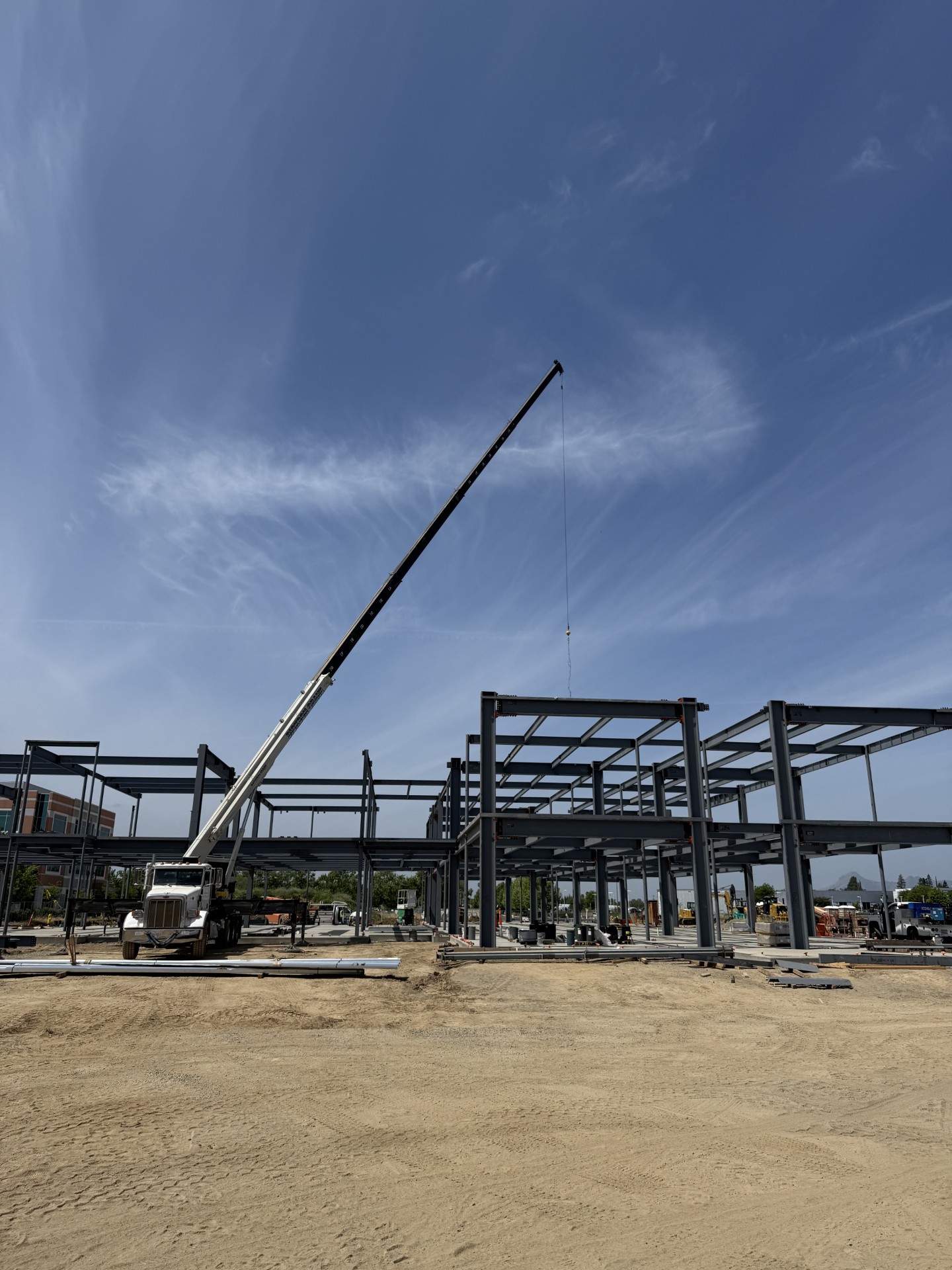 Steel erection project