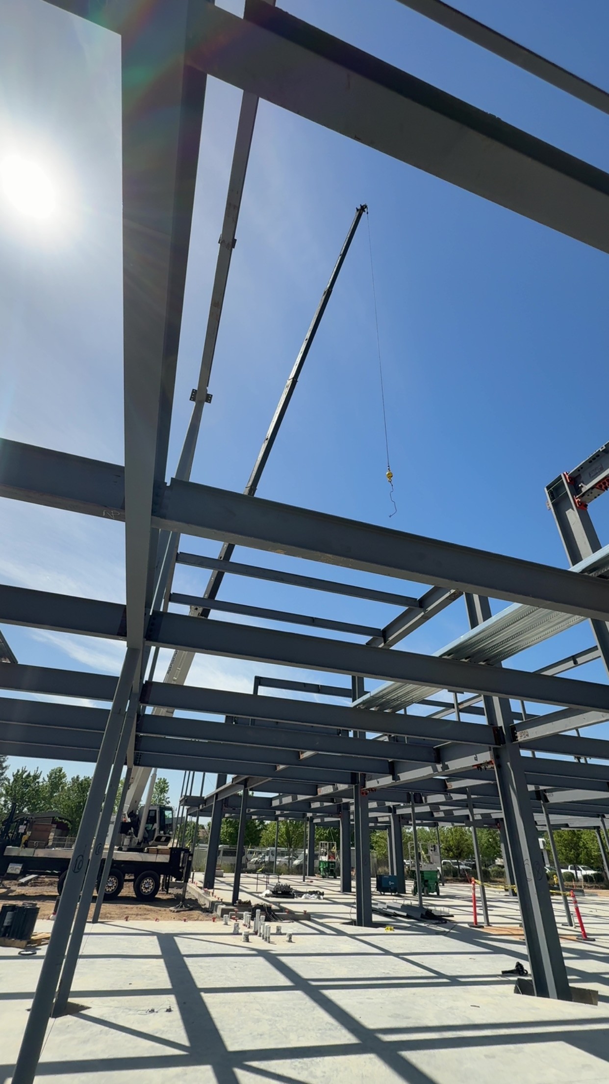 Steel erection project