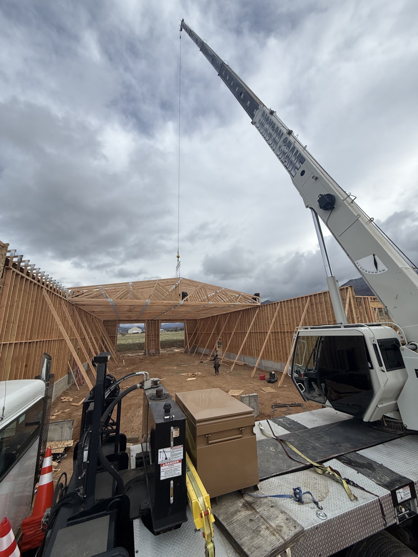 trusses on barn 2